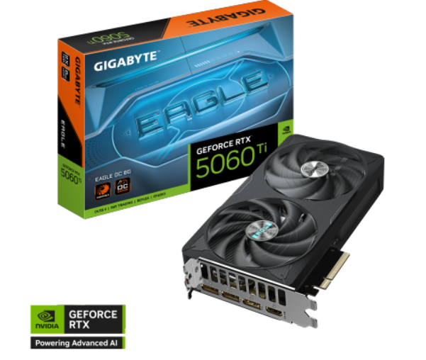 כרטיס מסך GIGABYTE GEFORCE 5060 TI EAGLE OC 8GB