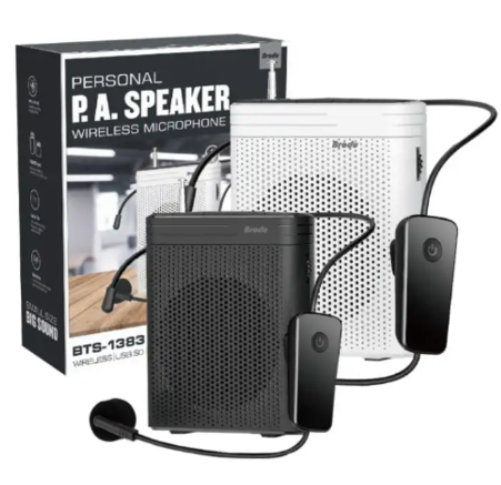 מגבר נייד מיקרופון אלחוטי עם רמקול BRODU BTS-1383 5W