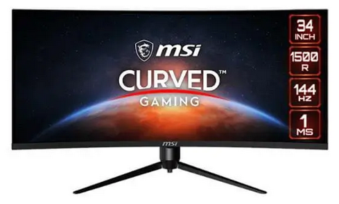 מסך מחשב ‏34 ‏אינטש MSI Optix MAG342CQR UWQHD