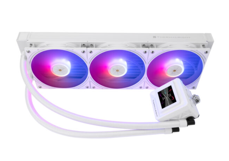 קירור נוזלי עם מסך Frozen Warframe 360 SE ARGB WHITE