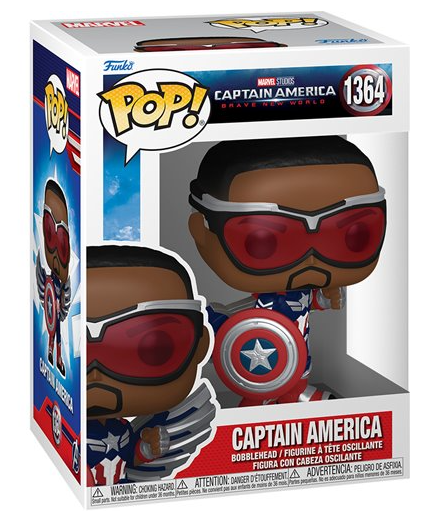 בובת פופ קפטן אמריקה סאם ווילסון Funko! Pop Captain America Sam Wilson 1364