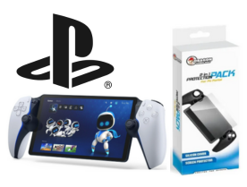 קונסולה ניידת PlayStation Portal Remote Player + ערכה 2 ב 1 כיסוי ומגן מסך