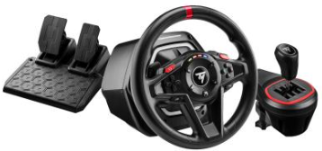 חבילת נהיגה Thrustmaster T128 הכולל הגה הילוכים ודוושות