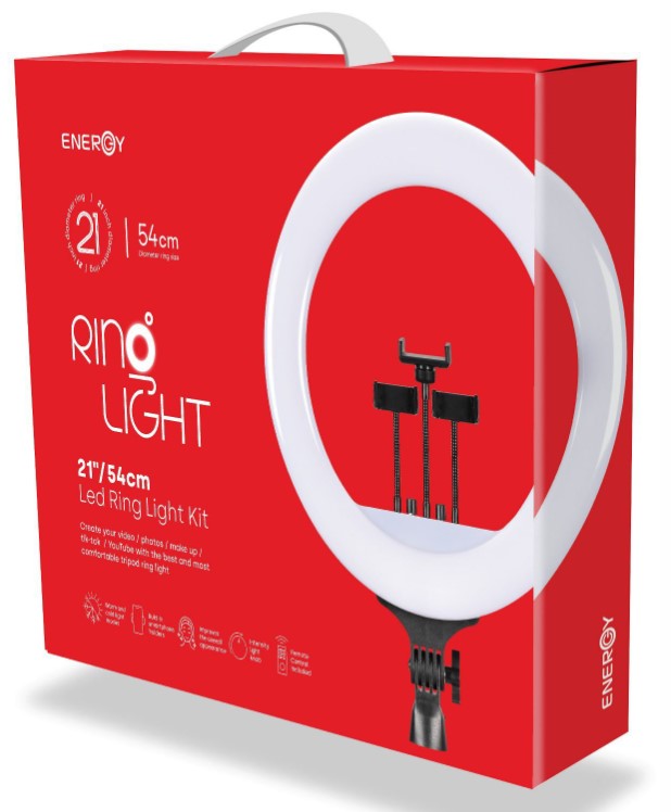 רינג לייט Energy 54cm Led Ring Light Kit