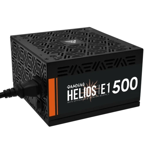 ספק כוח Gamdias HELIOS E1-500 - 500W 80% FIXED