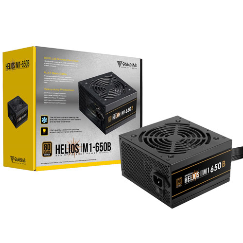 ספק כוח Gamdias HELIOS M1-650B - 650W BRONZE FIXED