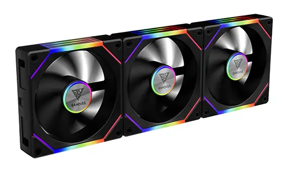 סט 3 מאווררים GAMDIAS AEOLUS P2-1203 ARGB