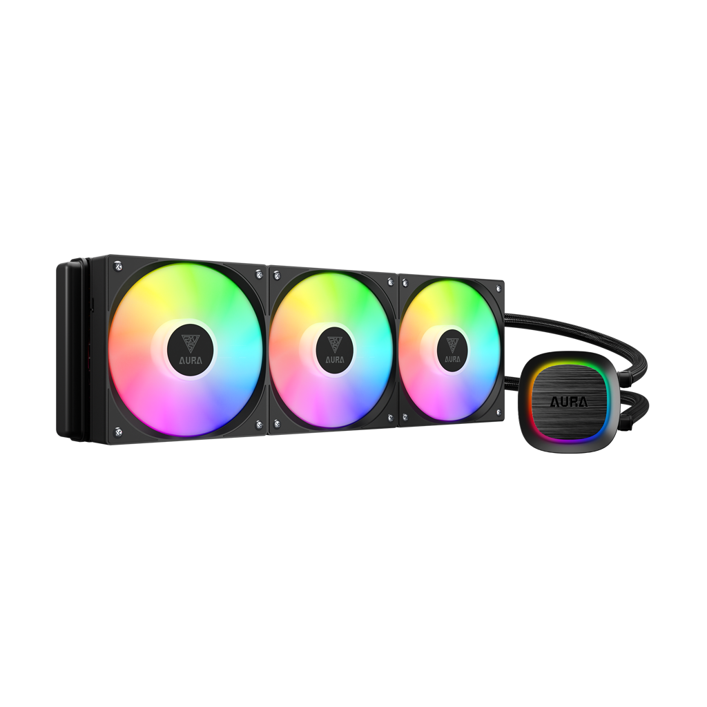 קירור נוזלי - GAMDIAS AURA GL360 V2 שחור/לבן
