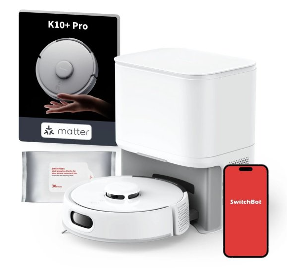 מיני רובוט שואב SwitchBot K10+ Pro