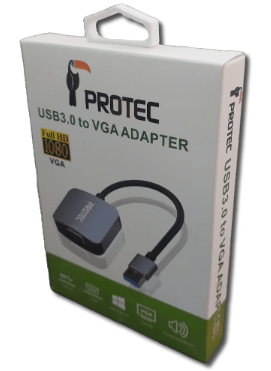 מתאם Protec DM159 USB 3.0 to VGA