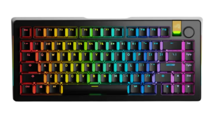 מקלדת מכאנית אלחוטית Glorious GMMK 3 PRO HE 75% Prebuilt Wireless שחור