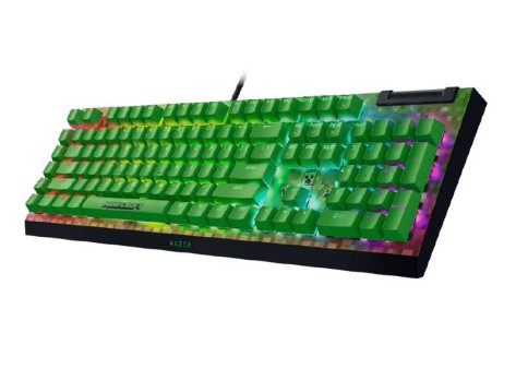 מקלדת גיימינג Razer Blackwidow V4 X Minecraft Edition