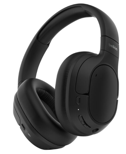 אוזניות קשת אלחוטיות Belkin SoundForm Isolate עם סינון רעשים ANC