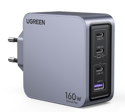 מטען קיר UGREEN NEXODE PRO 160W GAN + כבל CTC