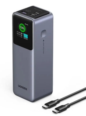 סוללת גיבוי Ugreen Power Bank Nexode 25000mAh PD 200W שחור