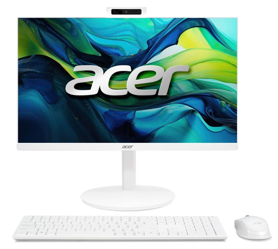 מחשב Acer Aspire All-in-One 27" i7/16/512 בצבע לבן