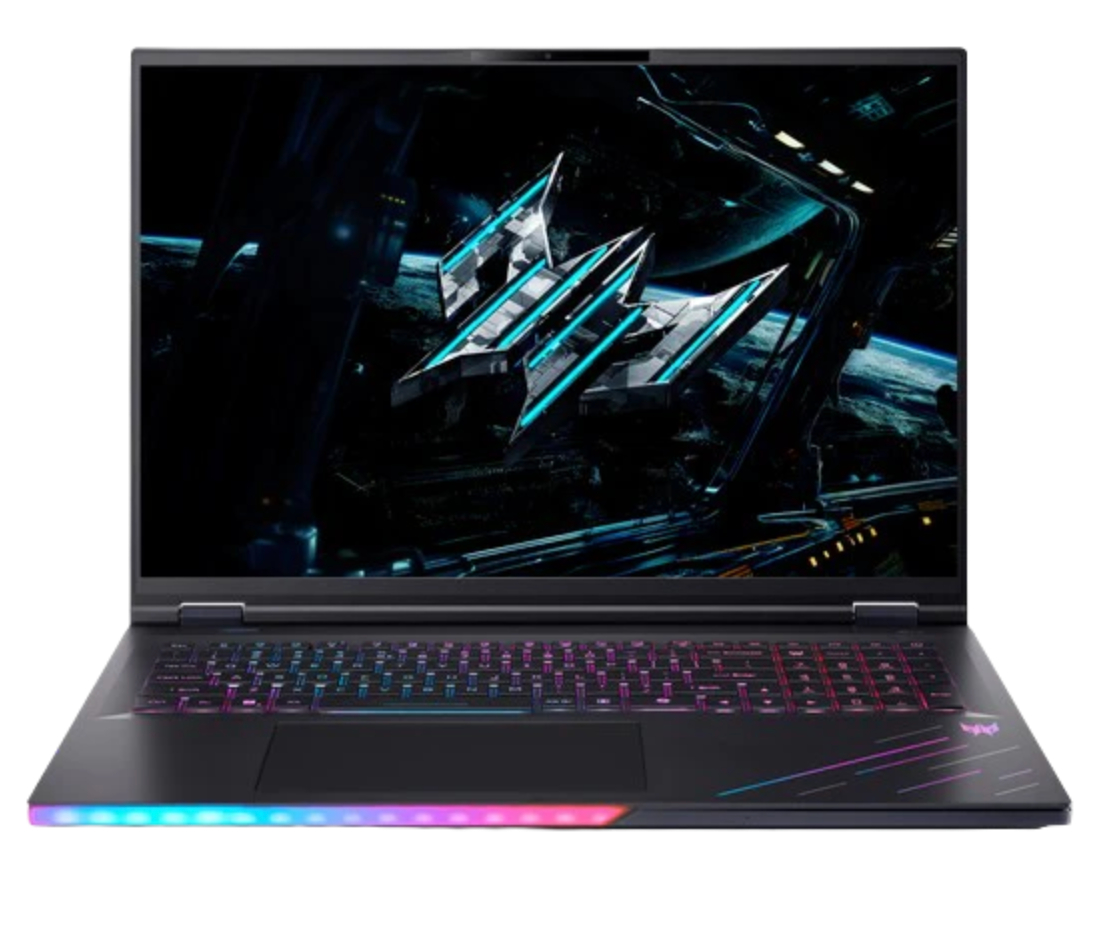 מחשב נייד גיימינג Acer Predator Helios 18 AI U9 275HX /32GB/1TB/RTX5080/Win11