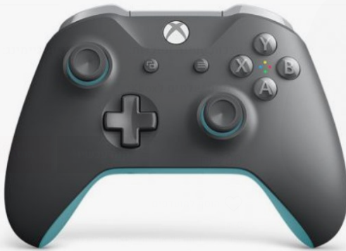 בקר אלחוטי Bluetooth Blue & Gray Xbox One אקס בוקס וואן תצוגה מחודש