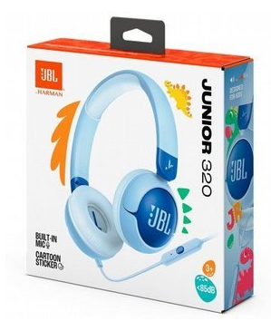 אוזניות ‏חוטיות לילדים JBL Junior 320