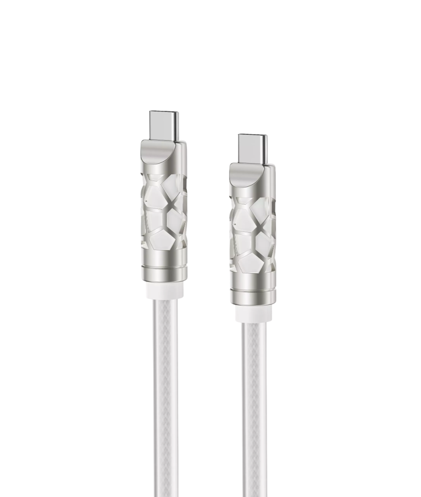 כבל סיליקון עבה איכותי 240W של MIRACASE TYPE C to TYPE C