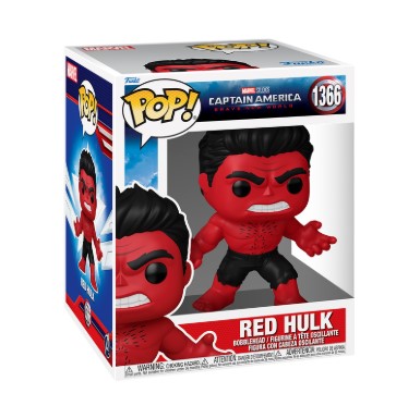 בובת פופ 6 אינץ' Funko POP Captain America Brave New World Red Hulk 1366