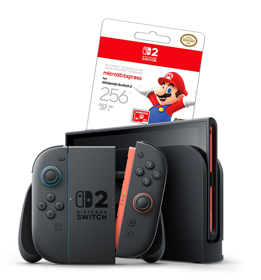 קונסולת Nintendo Switch 2 בנפח 256GB + כרטיס זיכרון נוסף בנפח 256GB