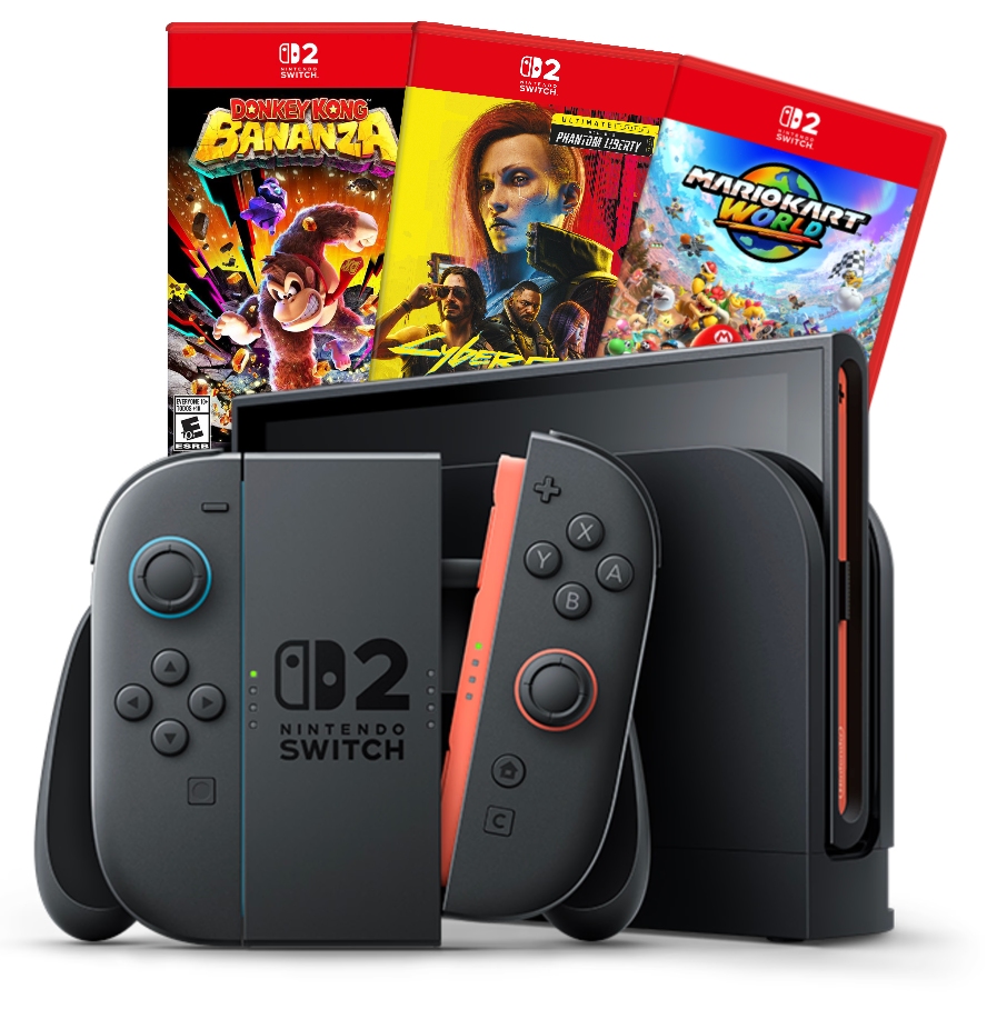 קונסולת Nintendo Switch 2 בנפח 256GB + משחק לבחירה