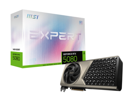 כרטיס מסך MSI GeForce RTX 5080 16G EXPERT OC