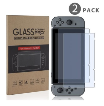 Switch Glass Screen Pro שתי מדבקות באריזה אחת