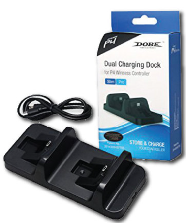 מטען זוגי לשלטי סוני 4 PS4 Charging dock Dobe