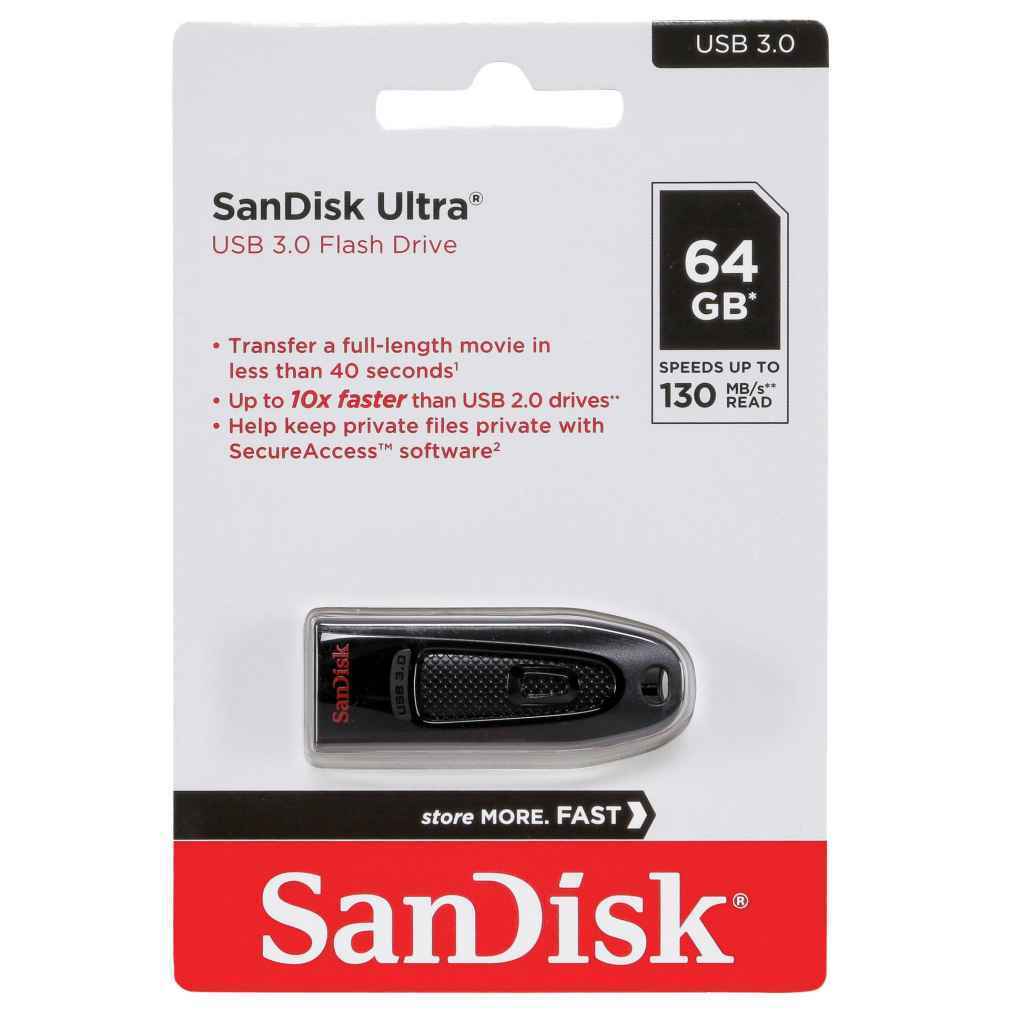 Sandisk Usb 64 Gb Cruzer Glide 3.0 Usb