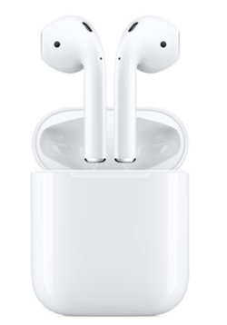 אוזניות אלחוטיות עם מיקרופון Apple Airpods 2
