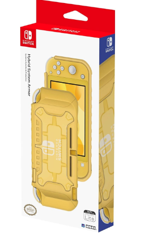 Nintendo Switch Lite Hybrid System Armor (Yellow) by HORI - Officially Licensed by Nintendo