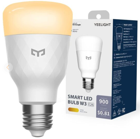 מנורה Yeelight LED Smart Bulb W3 White