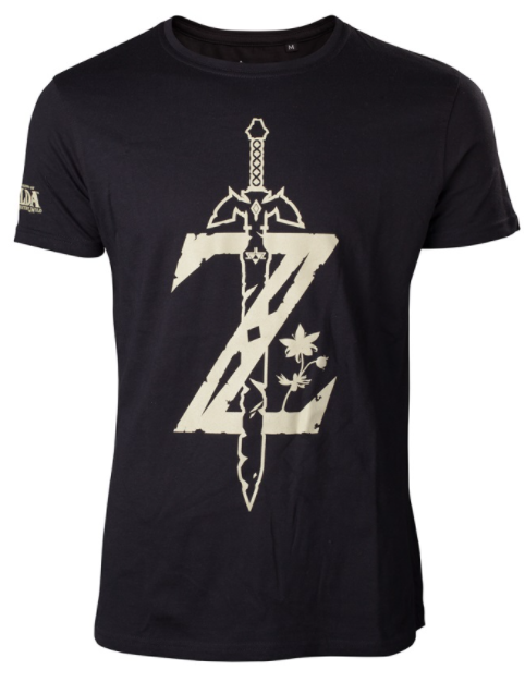חולצה – זלדה Z עם חרב – שחור