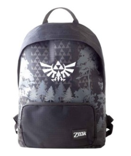 תיק Zelda - Black & White Backpack
