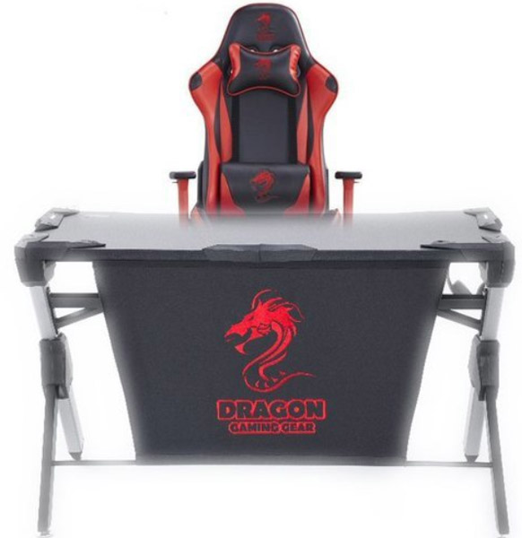 שולחן גיימינג Dragon TB RED Gaming Table +כיסא גיימינג Dragon Olympus