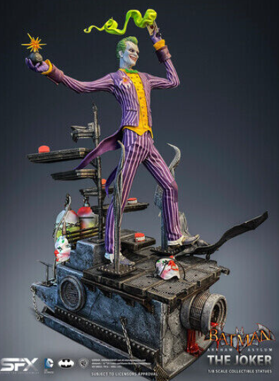 פסל ענק Batman Arkham Asylum Figure 1/8 The Joker 40 Cm