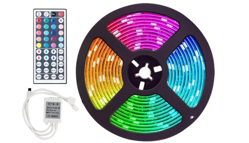 פס לד 10M/5M/2M כולל שלט RGB תאורה מתחלפת