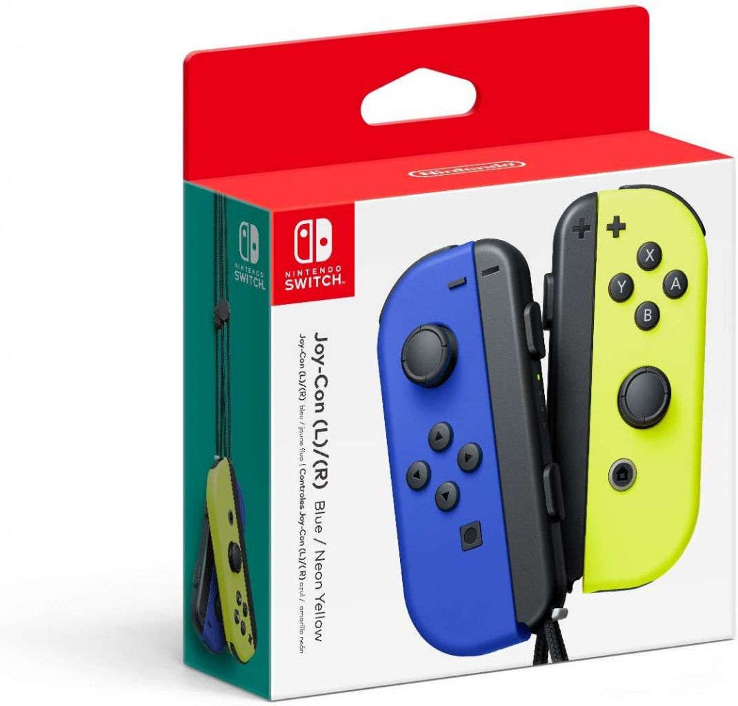 ‏בקר משחק 110748 Joy-Con Set (L+R) Blue/Neon Yellow