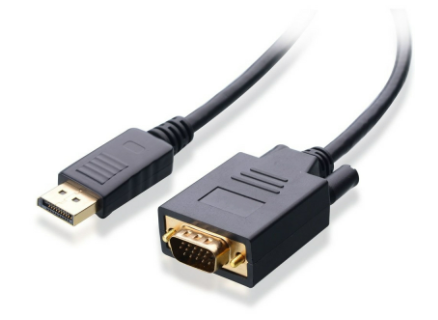 כבל DP TO VGA CABLE 1.8M