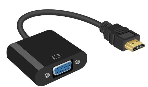 מתאם מחיבור HDMI לחיבור VGA עם יציאת שמע 3.5 מ''מ באורך 0.1 מטרים Gold Touch