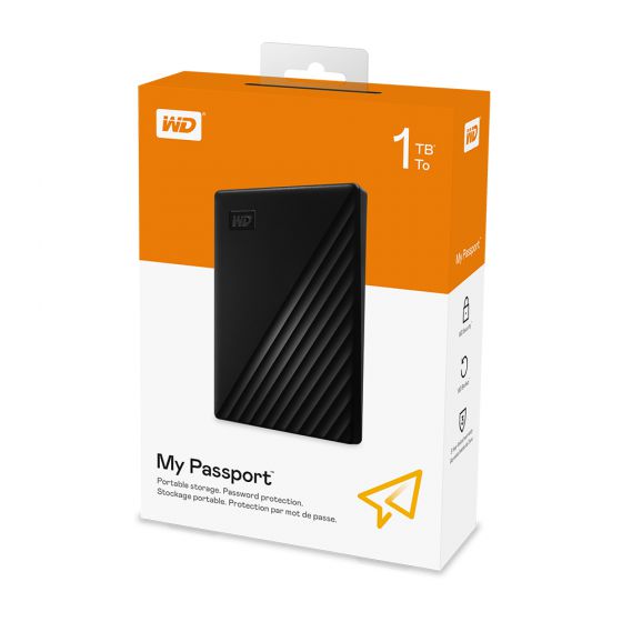 כונן קשיח ‏חיצוני Western Digital My Passport WDBYNN0010BBK 1000GB