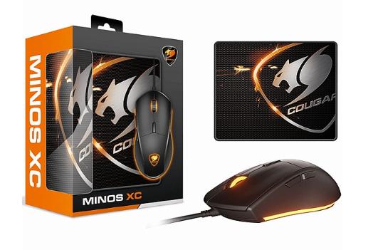 סט פד ועכבר COUGAR Mouse Minos XC + PAD