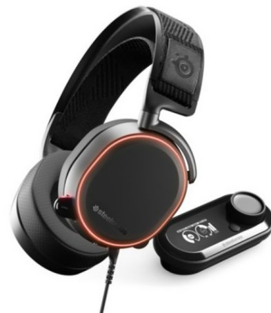 אוזניות חוטיות SteelSeries Arctis Pro + GameDAC שחור יבואן רשמי