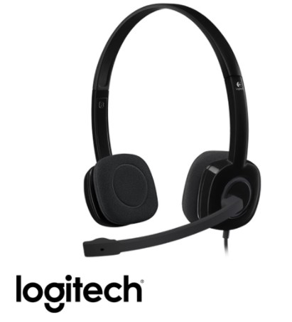 אוזניות ‏חוטיות Logitech H151 לוגיטק