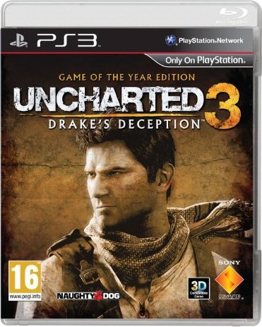Uncharted 3 Drake's Deception Game Of The Year - Sony PlayStation 3