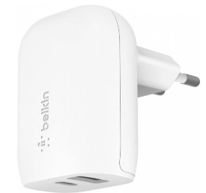מטען קיר כפול Belkin 32W (20W Type C & 12W USB A)