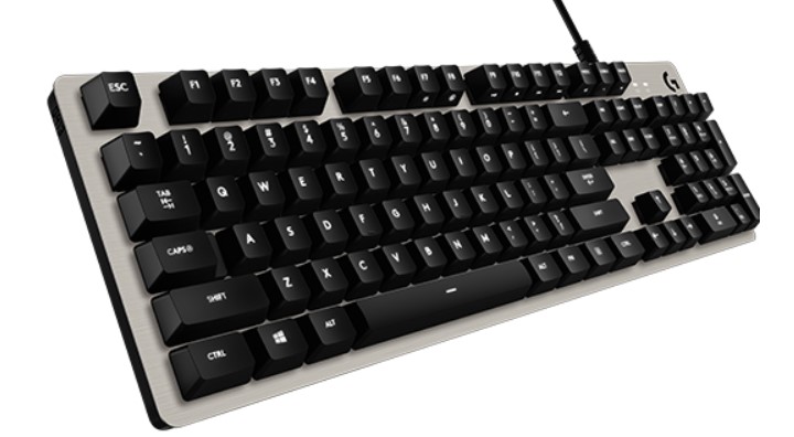 מקלדת לגיימרים מכאנית מוארת Logitech G413 Silver