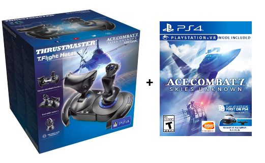 THRUSTMASTER T-FLIGHT HOTAS 4 + Ace Combat 7 PS4 Bundle